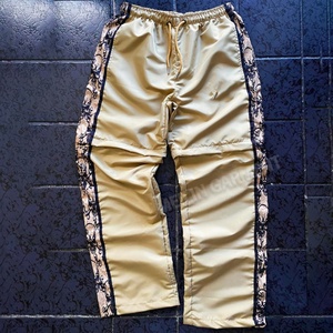 Custom Manufacturer 100% Polyester Streetwear <b>Nylon</b> <b>Pants</b> for Men Detachable Zipper Shorts Lace Stripe <b>Nylon</b> <b>Track</b> <b>Pants</b> for Men - Product Image 3
