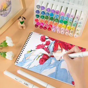 Marcadores de Alcohol para Artistas Superior de 218 Colores, <span class=keywords><strong>Rotuladores</strong></span> de Doble Punta para <span class=keywords><strong>Dibujo</strong></span> <span class=keywords><strong>Artístico</strong></span>, Marcadores Permanentes a Base de Alcohol - Product Image 6