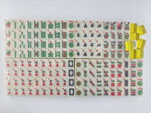 Ensemble de Mahjong Américain Portable de Luxe Premium et Durable, 160 Pièces, Tuiles de Mahjong en Cristal Doré pour le <span class=keywords><strong>Poker</strong></span> et les Réunions Familiales - Product Image 5