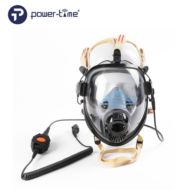 Anti-explosion IP68 Explosion-proof Certified Cheek Bone Conduction Headphones Auto-lock Quick-release Fire-proof Cable for