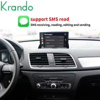 Boîte d'interface sans fil de Carplay de décodeur automatique de Krando Android pour Audi Q3 2013 - 2018 Module de caméra de recul WiFi BT