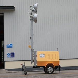 Hot bán 9M Trailer ánh sáng tháp dễ dàng để di chuyển có thể thu vào ánh sáng cực ánh sáng tháp giá - Product Image 6