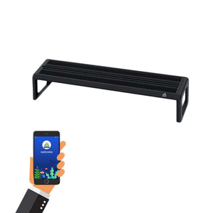 กล่องไฟปลูกต้นไม้ในตู้<span class=keywords><strong>ป</strong></span>ลาอัจฉริยะ LED รุ่น M Series 40W รู<span class=keywords><strong>ป</strong></span>ทรงสี่เหลี่ยมผืนผ้า วัสดุโลหะ เป็นมิตรกับสิ่งแวดล้อม RGB+UV ควบคุมผ่านแอพ Bluetooth ตั้งเวลาหรี่แสงได้ - Product Image 1