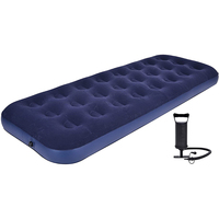 Vente en gros de matelas gonflable pour lit pneumatique à taille unique avec pompe à main