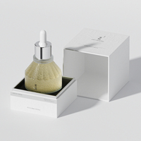 Boîte-cadeau personnalisée vide avec couvercle et base pour flacon d'huile de parfum Oud Attar, emballage pour huiles essentielles