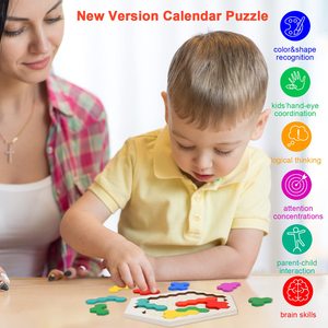 Giáo dục trẻ em đầy màu sắc của đồ chơi Kid trò chơi gỗ lục giác giải pháp tùy chỉnh Gradient bằng gỗ Tangram câu đố - Product Image 6