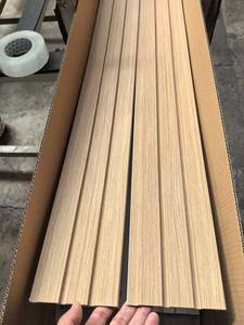 Panneau mural PS personnalisé en gros cloison décorative en WPC étanche directement en usine or pour divertissement commercial - Product Image 2