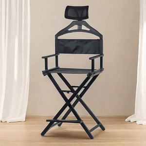 Chaise pliante de maquillage en alliage d'aluminium Qihui 51x92x11.5cm, chaise de réalisateur pliable pour studio et usage extérieur - Product Image 1