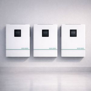 Convertisseur solaire hybride 11000W 48V hors réseau monophasé double MPPT onde sinusoïdale pure LCD compatible au lithium - Product Image 1