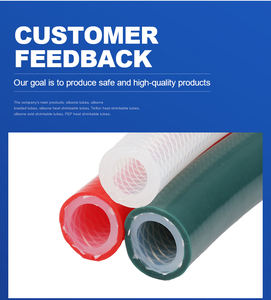 أنبوب سيليكون مضفر عالي الضغط للاستخدام الطبي، خدمة قص بألوان مخصصة، بيع بالجملة من المصنع، مقاوم للحرارة العالية XJ - Product Image 3