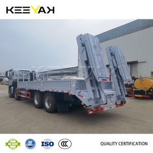 Nouveau Isuzu Trucks Giga Eure 6 Camions de transport de machines à double <span class=keywords><strong>pont</strong></span> arrière Camion de cargaison à <span class=keywords><strong>lit</strong></span> bas Prix bon marché pour le transport de charges - Product Image 4