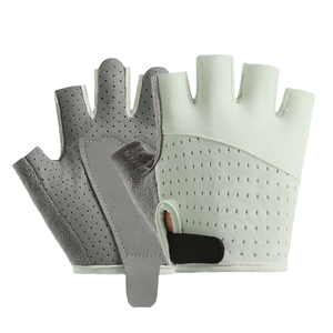 Gants de cyclisme mi-doigts à séchage rapide, avec grip en PU, respirants, longueur poignet, pour le sport, l'équitation, le fitness et l'entraînement en extérieur - Product Image 1