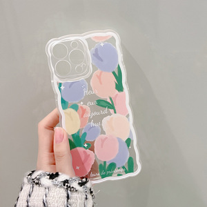 Per <span class=keywords><strong>iPhone</strong></span> 15 14 13 12 <span class=keywords><strong>11</strong></span> <span class=keywords><strong>Pro</strong></span> Max XR X XS 7 8 Plus trasparente TPU cartone animato <span class=keywords><strong>viola</strong></span> orso fiore custodia per cellulare - Product Image 2