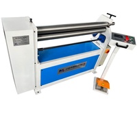 Machine à rouler en acier à 3 rouleaux ESR, machine à rouler manuelle pour feuilles d'aluminium de petit diamètre