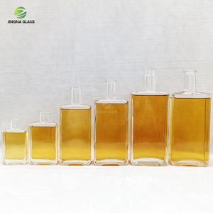 Muestra gratis 500ml 700ml 750ml Botella de vidrio cuadrada para whisky/Vodka/Gin - Product Image 2