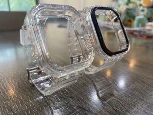 Ultra Series 10 Clear Case pour <span class=keywords><strong>Apple</strong></span> <span class=keywords><strong>Watch</strong></span> Band Strap <span class=keywords><strong>Bracelet</strong></span> 46mm 42mm Respirant <span class=keywords><strong>Transparent</strong></span> Sport <span class=keywords><strong>Watch</strong></span> Band pour Iwatch 10 - Product Image 5