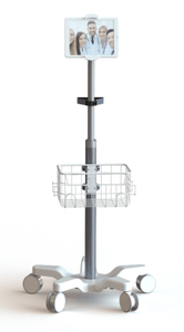 Thâm quyến Nhà cung cấp tùy chỉnh có thể điều chỉnh y tế Màn hình đứng/ECG màn hình xe đẩy & y tế Tablet giỏ hàng - Product Image 4