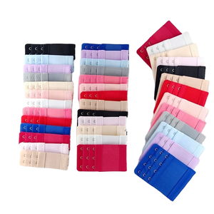 Essential Underwear Accessory Reusable Invisible Nylon Garment Elastic <strong>Extender</strong> Closure Hook and Eye Tape for <strong>Bra</strong> <strong>Straps</strong> - Product Image 1