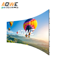 Système complet 500*500mm P2 P3 P2.6 P2.9 P3.91 Écran LED couleur pleine résolution Installation facile et rapide Écran LED incurvé pour extérieur