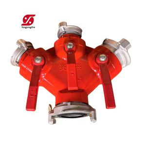 Vente directe usine : Équipements et accessoires incendie – Diviseur d'eau à 2 voies avec raccords - Product Image 3