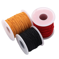 Fil élastique coloré en gros - Fil élastique pour bracelet DIY et bande élastique ronde