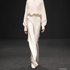 Ropa para mujer, conjunto de ropa de primavera para mujer, PANTALONES DE PIERNA ANCHA TAYLOR, pantalones de pierna recta, pantalones de lujo, ropa de verano 2025 - Product Image 2