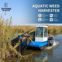 Récolteuse automatique d'algues écologique télécommandée pour le projet de récolte des algues lacustres