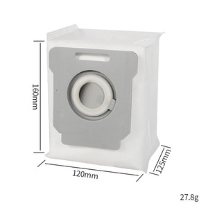 Sacs à poussière robotiques non tissés de remplacement adaptés aux pièces d'aspirateur robot Irobots Roombas E5 E6 I7 S9 - Product Image 2