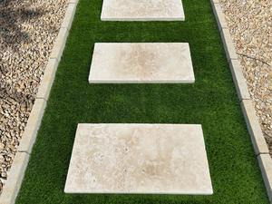 Bord de béton jaune briques de gravier diviseurs d'herbe Design moderne origine japonaise vente en gros pavés de jardin vente - Product Image 5