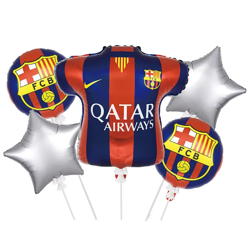 Fabriek Prijs Voetbal Spel Jersey Viering Decoraties Folie Ballonnen Set