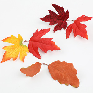 2025 Lễ Tạ Ơn Nhân Tạo Mùa Thu Maple Lá Mùa Thu Mùa Thu Vòng Hoa Cho Thủ Công - Product Image 2