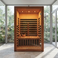 Sauna Médica de Infrarrojos de Espectro Completo para 1-2 Personas, Cabina de Salud con Bajo EMF, Fabricante de Saunas