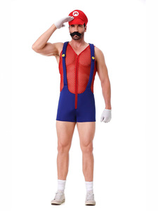 Anime Funny Halloween Costumes Super Mari Costume Anime Cosplay <span class=keywords><strong>Mario</strong></span> Suit Theme Party Cosplay Costume Fancy Cosplay Clothing - Product Image 2
