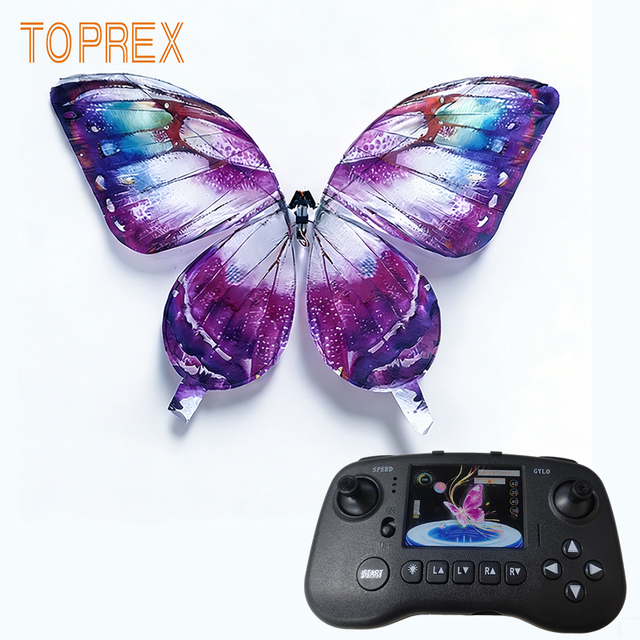 TOPREX Led Bionic Flying Toy Remote Control Steady Light butterfly Drones for Weddings Festival Party Event Scene Decoration