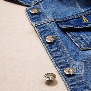 10 قطع من البراغي المعدنية البرونزية لتثبيت الجينز والملابس للرجال والنساء - Product Image 5