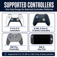 Penutup Analog Silikon untuk Kontroler Perintah Instan, Grip Thumb Stick untuk Playstation 5 PS5 Dualsense, Aksesoris Game