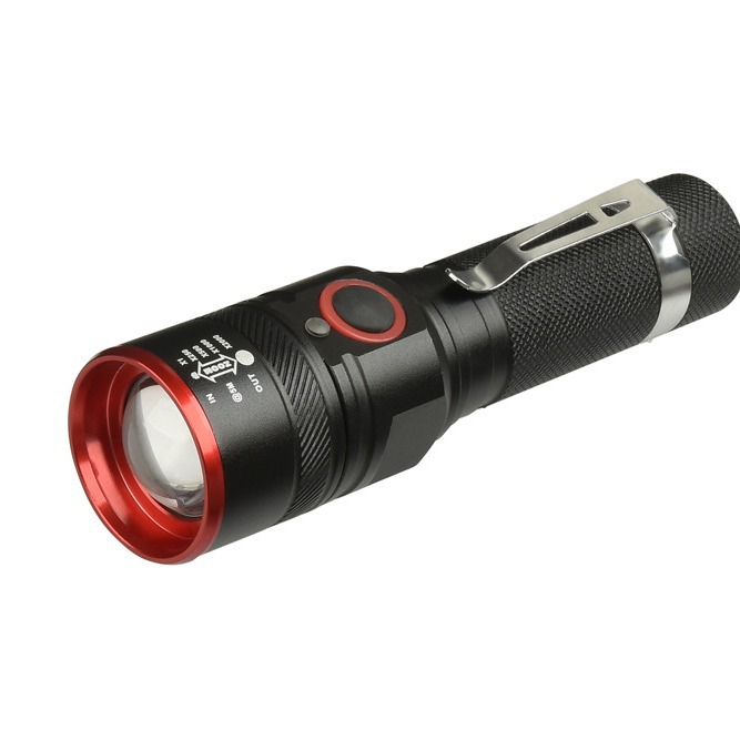 Câble USB pour lampe de poche, emballage en boîte blanche