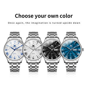   Reloj de Cuarzo para Hombre, Diseño Clásico, Luminoso, Impermeable, con Logotipo Personalizado OEM 3663, Diseño de Moda Empresarial - Product Image 6