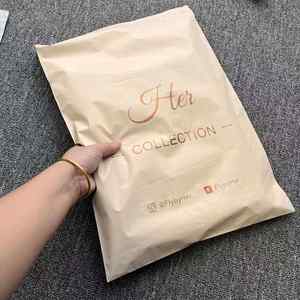 Sacs d'emballage pour chaussures et vêtements avec fermeture éclair, personnalisables avec logo, dissolubles, recyclés, à fond plat - Product Image 1