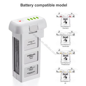 Batterie <span class=keywords><strong>DJI</strong></span> P3 originale <span class=keywords><strong>Phantom</strong></span> 3 Standard/<span class=keywords><strong>4K</strong></span>/SE/Advanced/Pro Batterie de vol intelligente 4480 mAh Accessoires de <span class=keywords><strong>drone</strong></span> Pièces - Product Image 3