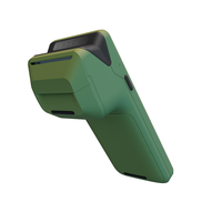 Terminal de point de vente portable à écran tactile de 5,5 pouces avec Bluetooth, système d'exploitation Android intégré, imprimante thermique de 58 mm intégrée, option verte