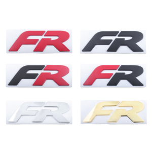 Emblema personalizzato FR Auto adesivo in metallo distintivo per sedile Leon FR + <span class=keywords><strong>Cupra</strong></span> Exeo Formula Racing accessori per Auto all'ingrosso - Product Image 2