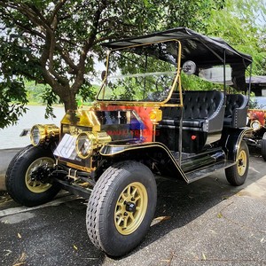 Export Electric Classic <b>Antique</b> Car CE Certification Manufacturer Direct Sales Classic Black Electric <b>Antique</b> Car Shuttle Bus - Product Image 4