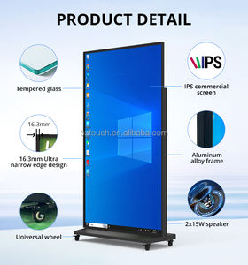 Écran publicitaire numérique 4K Android LED/LCD de 100/85/75/65/55 pouces, Totem, Tableau de menu, Kiosque, Affichage dynamique et Panneau d'affichage vidéo - Product Image 5