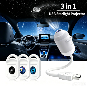 Explosive USB Starry <b>Projection</b> <b>Light</b> ABS Material Car Interior Home Bedroom Nightlight Romantic Atmosphere <b>Light</b> JY - Product Image 2