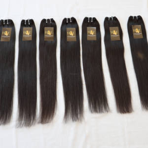 Extensions de cheveux péruviens à Double dessin, en gros, lisses, à cuticules alignées, branches vierges, mèches de cheveux humains ondulés - Product Image 2