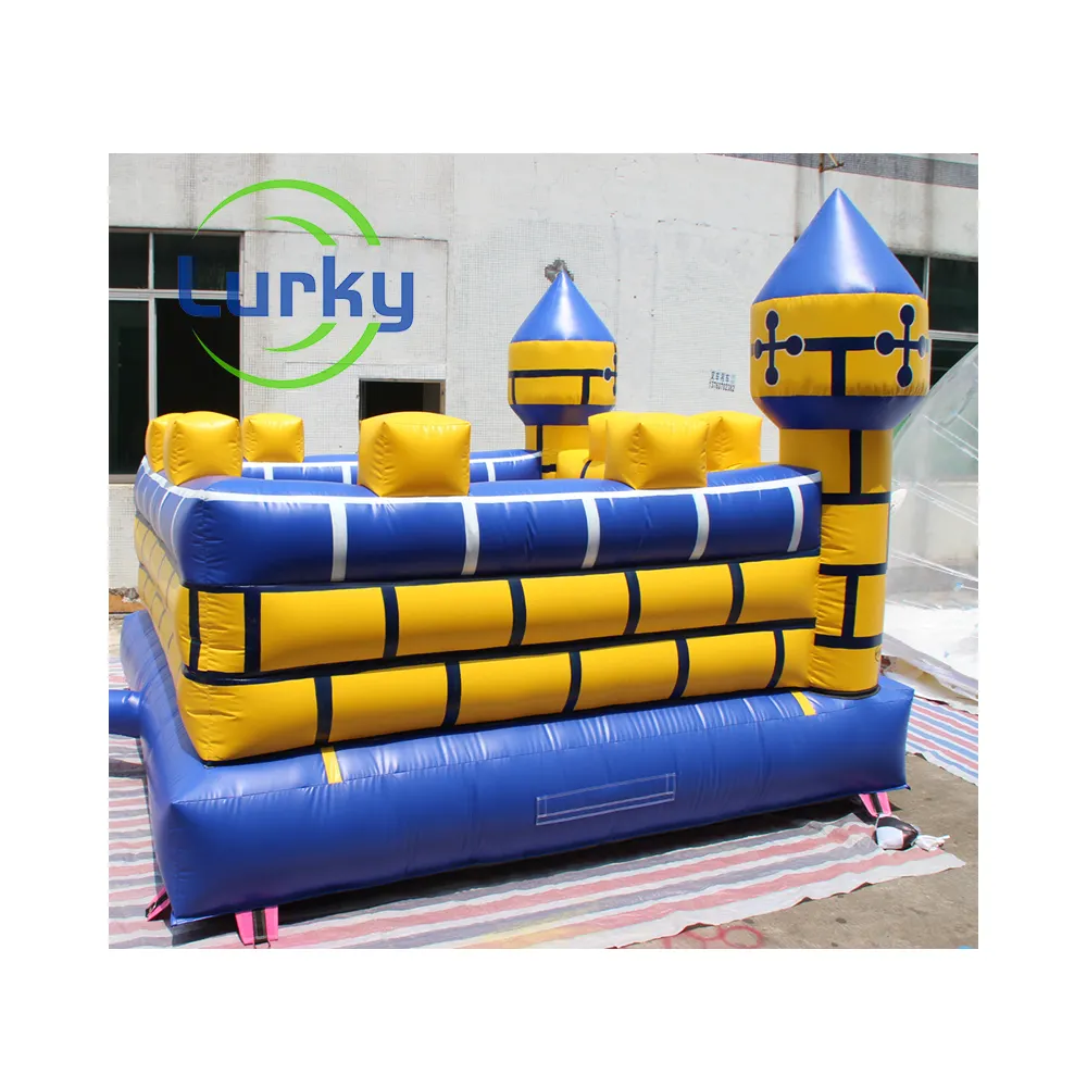 Factory Price New Adult Wedding Tie Dye Inflatable Bounce House With Slides Kids Bounce Castle
