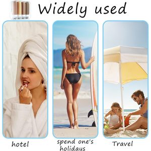 Botellas de Viaje Recargables de 3 oz, Set de Cosméticos Portátil para Viajar, Set de Botellas de Viaje de Silicona a Prueba de Fugas Aprobado por la TSA - Product Image 5