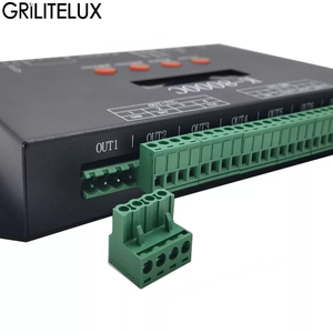 Controlador de Píxeles LED GRILITELUX K-8000C Pro de 8 Puertos con Tarjeta SD, Control DMX512/SPI Fuera de Línea, DC5-24V para Tiras RGB WS2811/WS2812 - Product Image 5