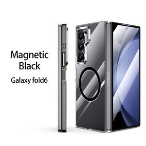 Funda trasera de alta transparencia para Samsung <span class=keywords><strong>Galaxy</strong></span> Z Fold7 Z Flip6-Funda protectora magnética, antiamarillamiento para teléfonos plegables - Product Image 6